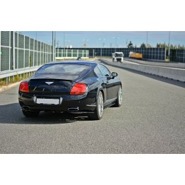 Накладки сплиттеры боковые на задний бампер на Bentley Continental GT I